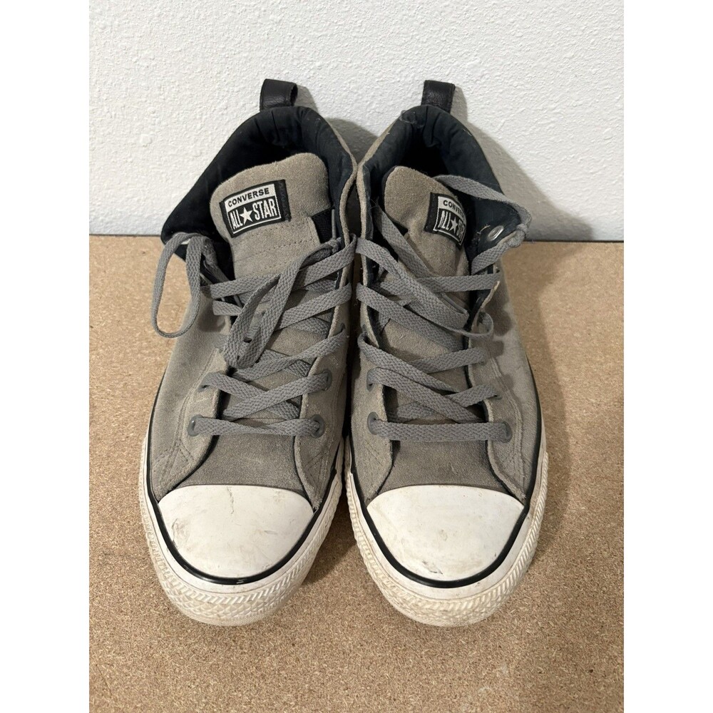 Converse Chuck Taylor All Star High Street Mid Top Sneaker Mens Size 10 Gray